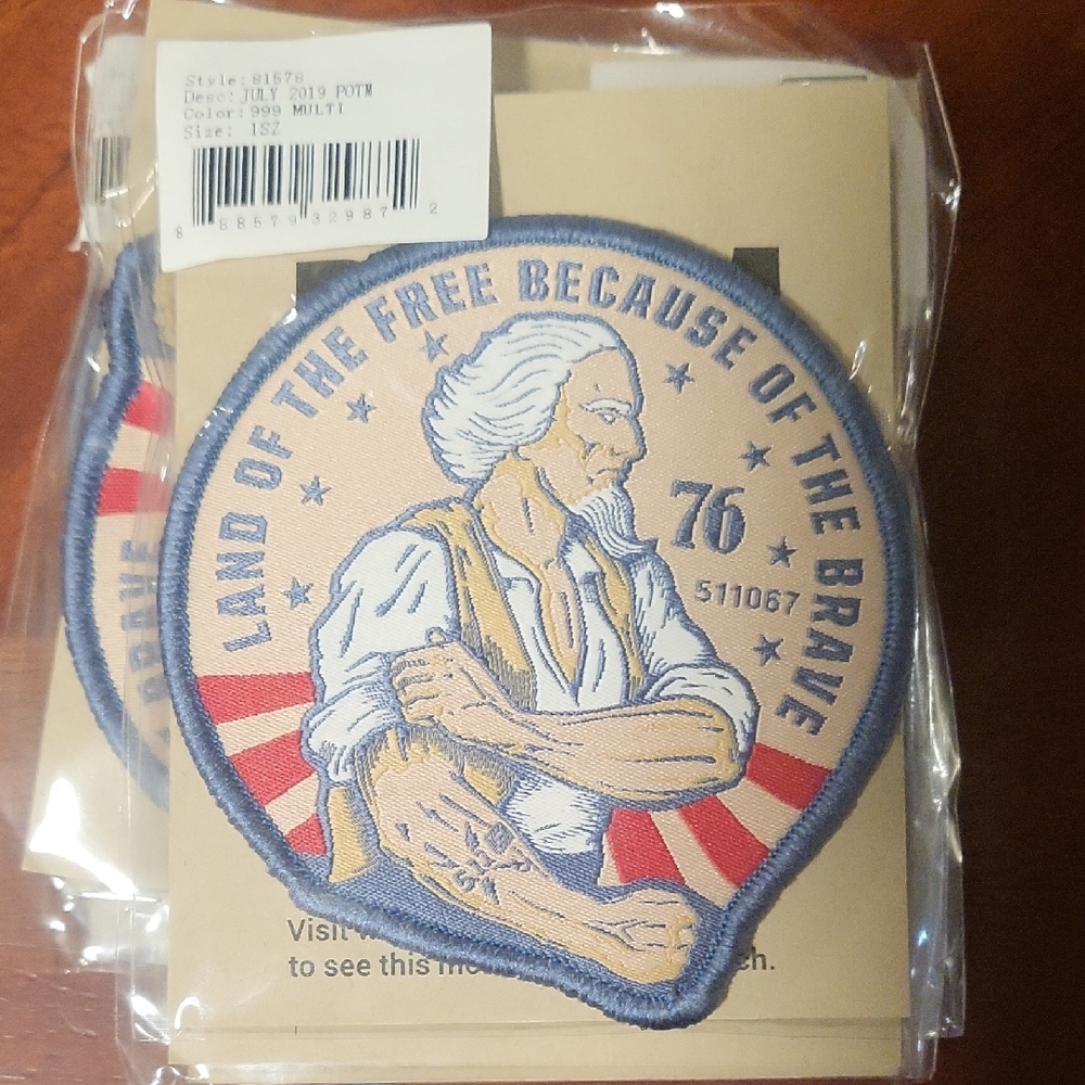 5.11 Tactical Patriotic Patch - Blue and Beige